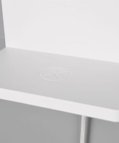 Φωτιστικό Τοίχου Κρεβατιού Λευκό Ματ FAIRFIELD LED 9W 950lm 3000K Step Dimmable με USB & Ασύρματο Φορτιστή Trio Lighting – 248670131