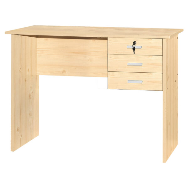 Work desk-chest of drawers Sophia pakoworld natural 116x57x72cm 249-000010