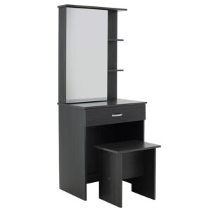 Dressing table with mirror Zelia pakoworld in wenge eo colour 60×40.5x151cm 249-000027