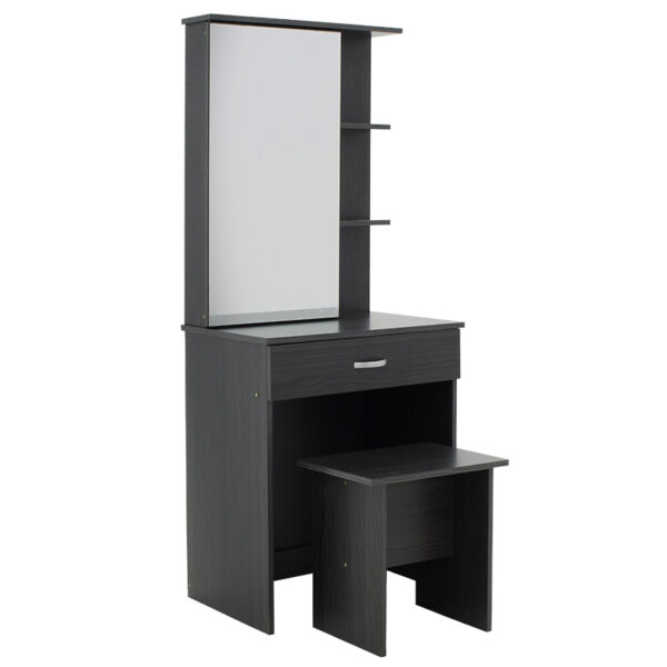 Dressing table with mirror Zelia pakoworld in wenge eo colour 60×40.5x151cm 249-000027