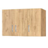 Cabinet Zelia pakoworld 3 doors natural mo 90x42x60cm 249-000041