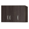 Cabinet Zelia pakoworld 3 doors wenge eo 90x42x60cm 249-000042