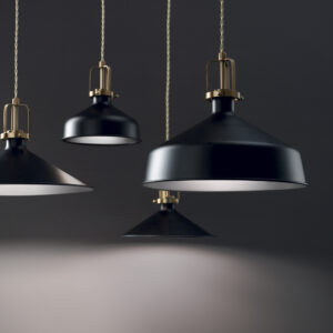 IDEAL LUX Κρεμαστό Φωτιστικό ERIS-1 1xE27 Μαύρου Χρώματος – 249056