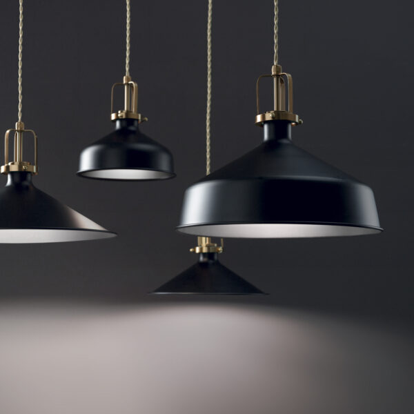 IDEAL LUX Κρεμαστό Φωτιστικό ERIS-1 1xE27 Μαύρου Χρώματος – 249056