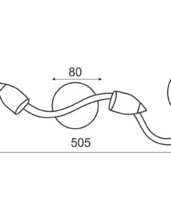 Απλίκα Παιδικό Φωτιστικό Τοίχου / Οροφής 2xGU10 Ήλιος ACA DECOR – 2492D