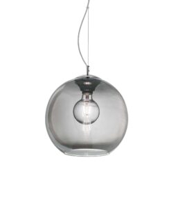 IDEAL LUX Κρεμαστό Φωτιστικό NEMO 1xE27 Φιμέ Χρώματος – 250311