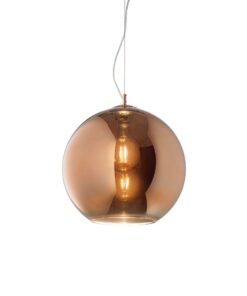 IDEAL LUX Κρεμαστό Φωτιστικό NEMO 1xE27 Χάλκινου Χρώματος – 250328
