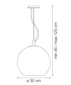 IDEAL LUX NEMO SP1 D30 TRASPARENTE – 052809