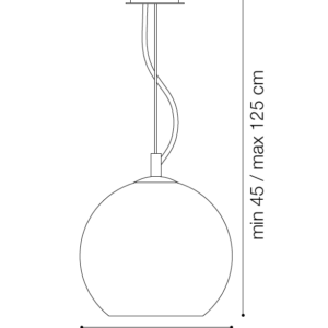 IDEAL LUX NEMO SP1 D30 TRASPARENTE – 052809