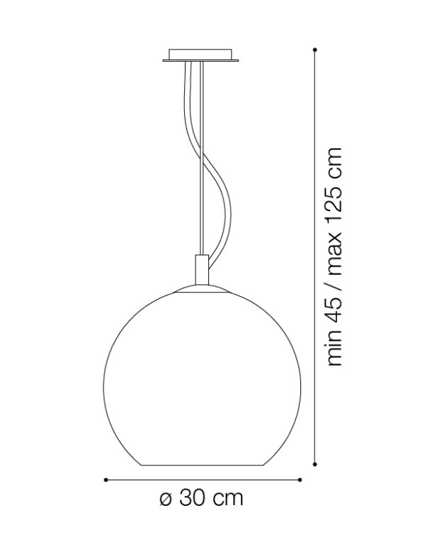 IDEAL LUX NEMO SP1 D30 TRASPARENTE – 052809