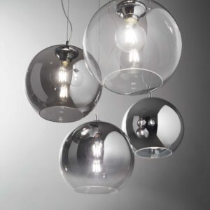 IDEAL LUX Κρεμαστό Φωτιστικό NEMO 1xE27 Χρωμίου – 250335
