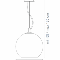 IDEAL LUX NEMO SP1 D40 TRASPARENTE – 052816
