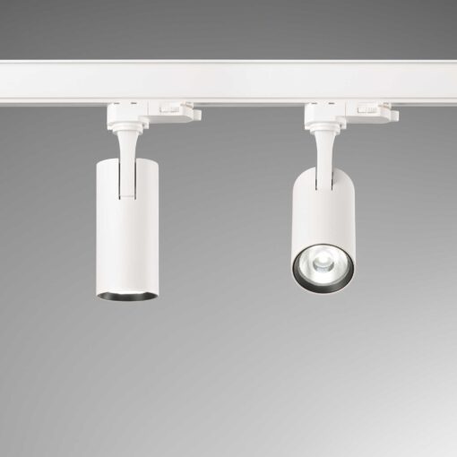 IDEAL LUX Φωτιστικό Σποτ Τριφασικής Ράγας 4 Καλωδίων FOX LED 8W CRI80 3000K Λευκού Χρώματος – 250410