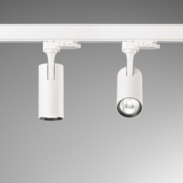IDEAL LUX Φωτιστικό Σποτ Τριφασικής Ράγας 4 Καλωδίων FOX LED 8W CRI80 3000K Λευκού Χρώματος – 250410