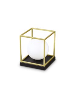 IDEAL LUX Επιτραπέζιο Φωτιστικό LINGOTTO 1xE14 Χρυσού Χρώματος – 251127