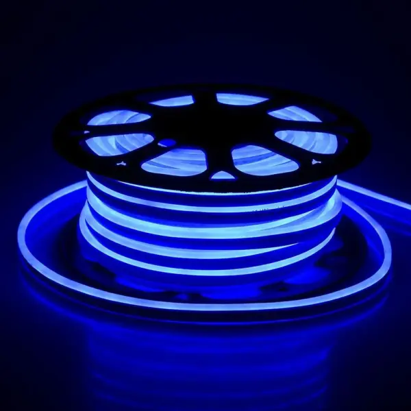 LED Neon Flex 8W V-TAC Αδιάβροχη IP65 24V Μπλε 10 Μέτρα – 2515