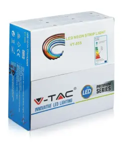 LED Neon Flex 8W V-TAC Αδιάβροχη IP65 24V Μπλε 10 Μέτρα – 2515