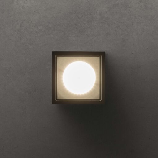 IDEAL LUX Φωτιστικό Οροφής TECHO 1xGU10 IP54 Γκρι Χρώματος – 326887