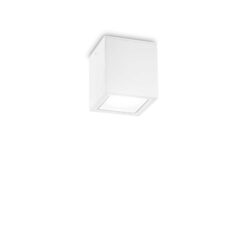 IDEAL LUX Φωτιστικό Οροφής Βεράντας TECHO 1xGU10 IP54 Λευκού Χρώματος – 251561