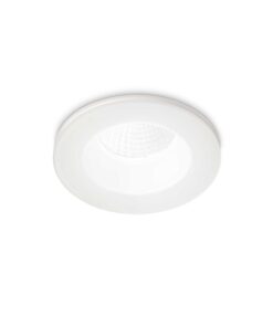 IDEAL LUX Χωνευτό Σποτ Οροφής ROOM-65 LED 8W 3000K Λευκού Χρώματος IP65 – 252025