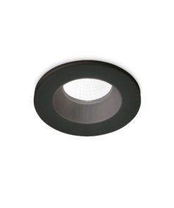 IDEAL LUX Χωνευτό Φωτιστικό Σποτ Οροφής ROOM-65 LED 8W 3000K IP65 Μαύρου Χρώματος – 252032
