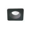 IDEAL LUX Χωνευτό Φωτιστικό Σποτ ROOM-65 LED 8W 3000K Μαύρου Χρώματος IP65 – 252056