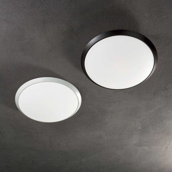 IDEAL LUX Πλαφονιέρα Οροφής GEMMA LED LED 12W 3000K Λευκού Χρώματος – 252599
