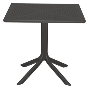 Groovy pakoworld PP table in anthracite color 80x80x74.5cm 253-000008