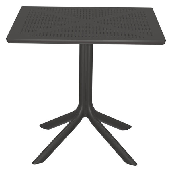 Groovy pakoworld PP table in anthracite color 80x80x74.5cm 253-000008