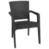 Armchair Halcyon pakoworld PP color anthracite 253-000011