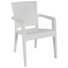 Armchair Halcyon pakoworld PP color white 253-000013