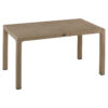 Table Explore pakoworld with UV protection PP color cappucino 150x90x73.5cm 253-000030