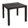 Table Explore pakoworld with UV protection PP color brown 90x90x73.5cm 253-000031