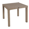Table Explore pakoworld with UV protection PP color cappucino 90x90x73.5cm 253-000032
