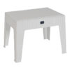 Table Cosmic pakoworld PP color white 55x40x43.5cm 253-000033