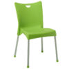 Chair Crafted pakoworld PP color green – aluminium leg 253-000039