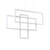 IDEAL LUX Κρεμαστό Φωτιστικό FRAME LED 93W 3000K Λευκού Χρώματος – 253589