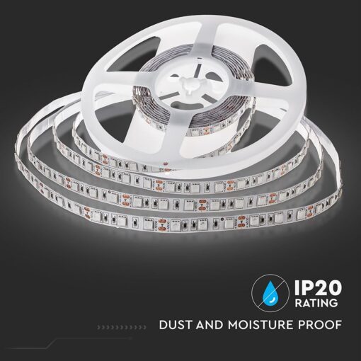 LED Ταινία 11W V-TAC Dimmable 900lm/m Θερμό Λευκό 3000K 5 Μέτρα – 212122
