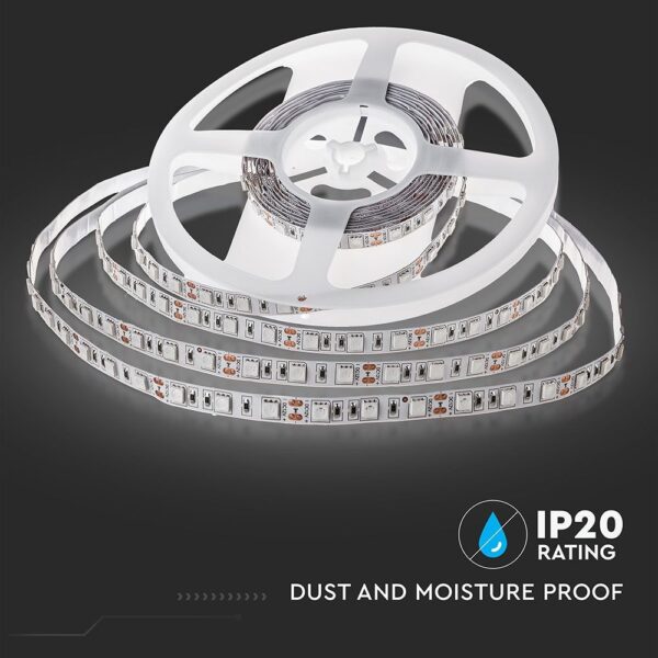 LED Ταινία 11W V-TAC Dimmable 900lm/m Θερμό Λευκό 3000K 5 Μέτρα – 212122