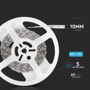 LED Ταινία 11W V-TAC Dimmable 900lm/m Θερμό Λευκό 3000K 5 Μέτρα – 212122