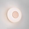 Φωτοιστικό Τοίχου Καφέ+Λευκό Γυαλί CELESTE 10W LED 1100lm Step Dimmable 3000K Trio Lighting – 254910165