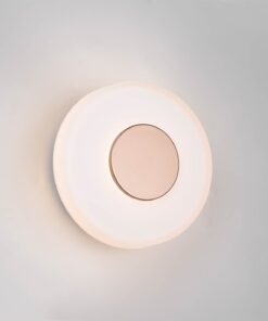 Φωτοιστικό Τοίχου Καφέ+Λευκό Γυαλί CELESTE 10W LED 1100lm Step Dimmable 3000K Trio Lighting – 254910165