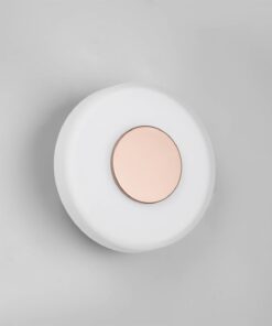 Φωτοιστικό Τοίχου Καφέ+Λευκό Γυαλί CELESTE 10W LED 1100lm Step Dimmable 3000K Trio Lighting – 254910165