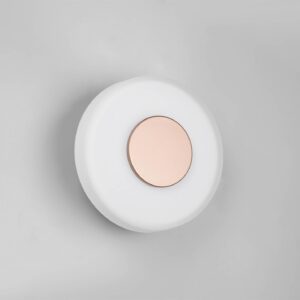 Φωτοιστικό Τοίχου Καφέ+Λευκό Γυαλί CELESTE 10W LED 1100lm Step Dimmable 3000K Trio Lighting – 254910165