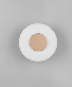 Φωτοιστικό Τοίχου Καφέ+Λευκό Γυαλί CELESTE 10W LED 1100lm Step Dimmable 3000K Trio Lighting – 254910165