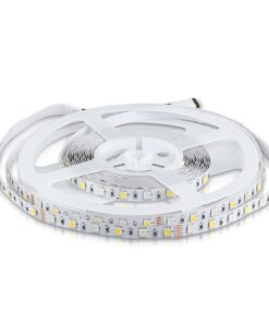 LED Ταινία 8W V-TAC 400lm/m Πολύχρωμη RGB+W Θερμό 3000K 5 Μέτρα – 212553
