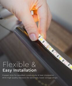 LED Ταινία 8W V-TAC 400lm/m Πολύχρωμη RGB+W Θερμό 3000K 5 Μέτρα – 212553