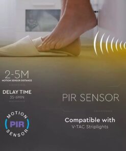 Ανιχνευτής κίνησης 12V για LED ταινίες max 36W Λευκό V-TAC – 2554