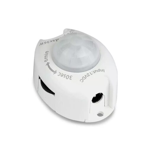 Ανιχνευτής κίνησης 12V για LED ταινίες max 36W Λευκό V-TAC – 2554