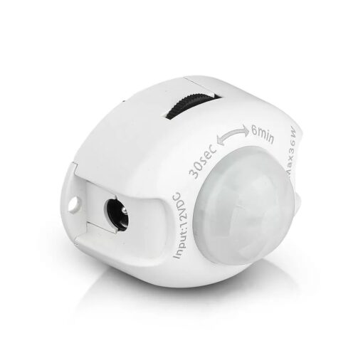 Ανιχνευτής κίνησης 12V για LED ταινίες max 36W Λευκό V-TAC – 2554